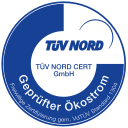 Unsere Sparstrom-Produkte sind vom TÜV Nord zertifiziert